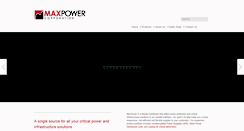 Desktop Screenshot of maxpowercorp.com